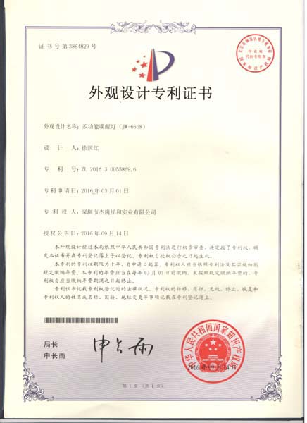Chinese appearance patent